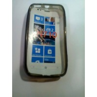 Силиконов калъф за Nokia Lumia 710 черен