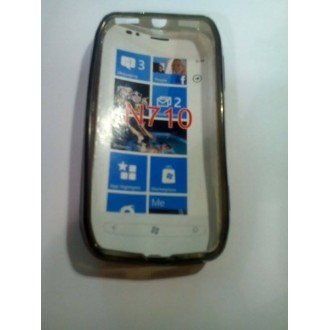 Силиконов калъф за Nokia Lumia 710 черен