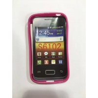 Силиконов калъф за  Samsung Galaxy S6102 Y Dous розов