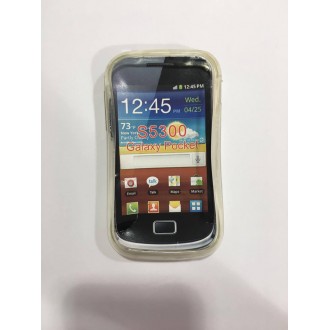 Силиконов калъф за Samsung S5300 Galaxy Pocket прозрачен