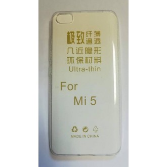 Силиконов калъф за Xiaomi MI5 0,3 mm прозрачен