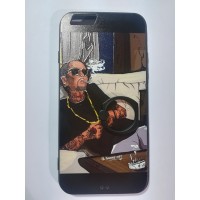 Силиконов калъф за Iphone 6/6s ART с Popsocket