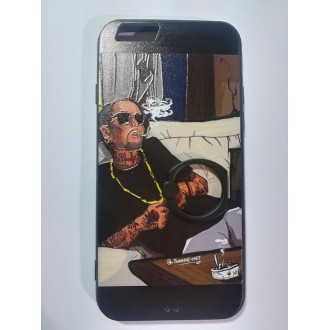 Силиконов калъф за Iphone 6/6s ART с Popsocket