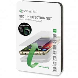 4SMARTS 360° PROTECTION SET FOR HUAWEI P9 CLEAR