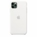 Apple iPhone 11 Pro Max Silicone Case MWYX2ZM/A, White 2