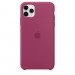 Apple iPhone 11 Pro Max Silicone Case MXM82ZM/A, Pomegranate 1