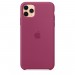 Apple iPhone 11 Pro Max Silicone Case MXM82ZM/A, Pomegranate 3