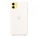 Apple iPhone 11 Silicone Case MWVX2ZM/A White 2