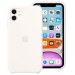 Apple iPhone 11 Silicone Case MWVX2ZM/A White 5