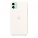 Apple iPhone 11 Silicone Case MWVX2ZM/A White 3