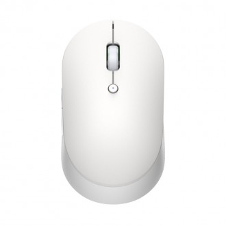 Безжична мишка Xiaomi Mi Dual Mode Wireless Mouse Silent Edition, Bluetooth, бяла