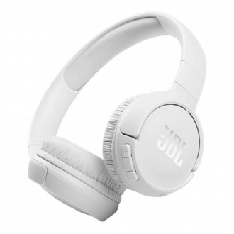 Безжични Bluetooth слушалки JBL T510BT, Бели