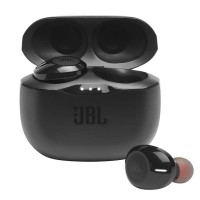 Безжични слушалки JBL Tune 125 TWS със зареждаща кутия, Черни