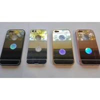 Метален бъмпер с огледален гръб за iPhone 5/5S 