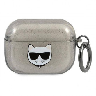 Kалъф кейс Karl Lagerfeld KARL LAGERFELD Apple Glitter Choupette за AirPods Pro