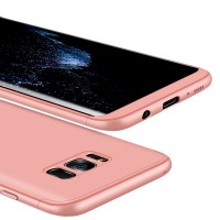 Калъф твърд кейс 360 за Samsung G955 S8 Plus розов