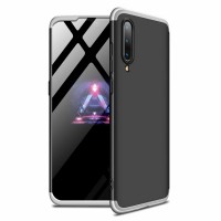 Калъф твърд кейс 360 за Xiaomi Mi 9 ,черен със сива рамка