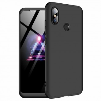 Калъф твърд кейс 360 за Xiaomi Note 6 Pro, черен