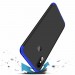 Калъф твърд кейс 360 за Xiaomi Note 6 Pro, черен със синя рамка 2
