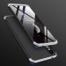 Калъф твърд кейс 360 за Xiaomi Note 6 Pro, черен със сребърна рамка 1