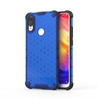 Калъф твърд кейс Honeycomb Armor with TPU Bumper за Xiaomi Redmi Note 7, син