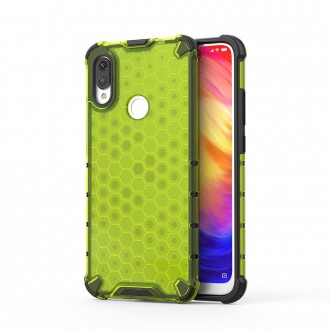 Калъф твърд кейс Honeycomb Armor with TPU Bumper за Xiaomi Redmi Note 7, зелен