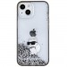 Karl Lagerfeld KLHCP15SLKCNSK Apple iPhone 15 hardcase Liquid Glitter Choupette transparent 1