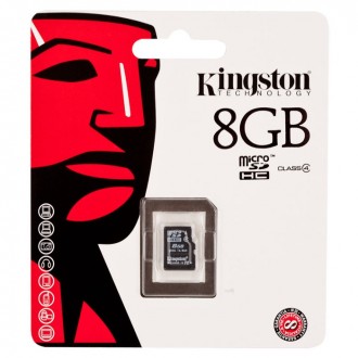Kingston microSDHC Card 8GB 