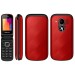 Мобилен телефон с капаче MaxCom MM815, Dual SIM, червен 1