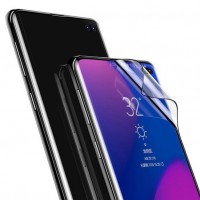 Нано протектор за екрана Baseus Full Coverage 3D 0,15 mm за Samsung S10 Plus ,черна рамка 2бр.