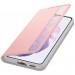 Оригинален калъф Clear View Cover за Samsung G991 Galaxy S21, Pink 1