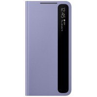 Оригинален калъф Clear View Cover за Samsung G991 Galaxy S21, Purple