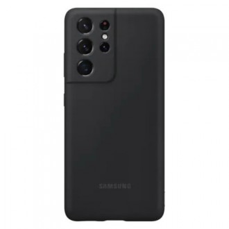 Оригинален калъф Silicone Cover за Samsung G998 Galaxy S21 Ultra, Black