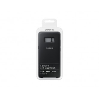Оригинален силиконов кълъф за Samsung Galaxy S8 Plus Silicone Cover Silky and Soft-Touch finish EF-PG955TSEGWW Black