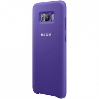 Оригинален силиконов кълъф за Samsung Galaxy S8 Plus Silicone Cover Silky and Soft-Touch finish EF-PG955TVEGWW Violet