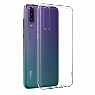 Оригинален силиконов кейс за Huawei P Smart 2021, Безцветен