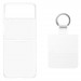 Оригинален твърд гръб EF-OF721CTEGWW за Samsung Z Flip 4, Clear Cover with Ring Transperant 1