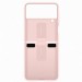 Оригинален твърд калъф EF-PF721TPEGWW за Samsung Z Flip 4, Silicone Cover with Strap Pink 4