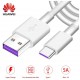 Оригинален USB кабел HUAWEI AP71 HD1289 Type C 1m бял