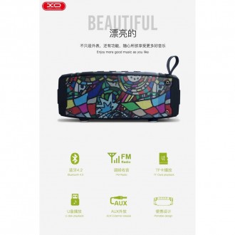 Преносима bluetooth колонка XO Design Wireless F12 цветна
