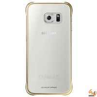 Samsung Clear Cover EF-QG920BF за Galaxy S6 gold