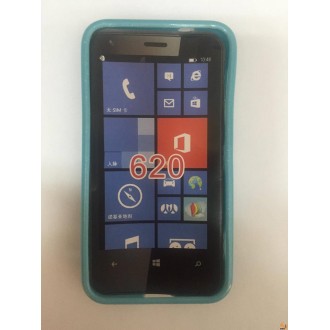 Силиконов калъф за Nokia Lumia 620 син