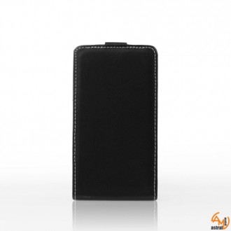 Калъф тип тефтер за Samsung S6500 Galaxy Mini 2 черен