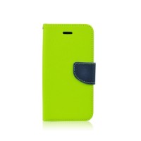 Страничен калъф тефтер за Samsung Galaxy S5 mini зелен
