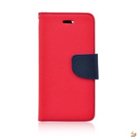 Страничен тефтер за Samsung Grand Neo i9060/I9082 червен със синьо