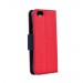 Страничен калъф тефтер за Samsung Galaxy A7 червен 1