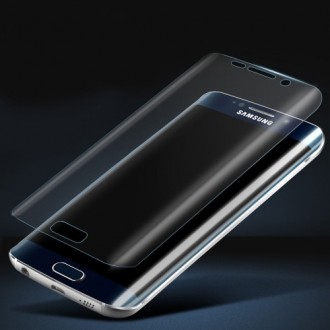 Извит протектор за Samsung Galaxy S6 edge+ прозрачен