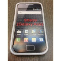 Силиконов калъф за Samsung S5830 Galaxy Ace бял