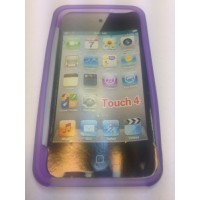 Силиконов калъф  за ipod touch 4 лилав