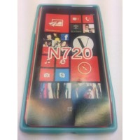 Силиконов калъф  за Nokia Lumia 720 син